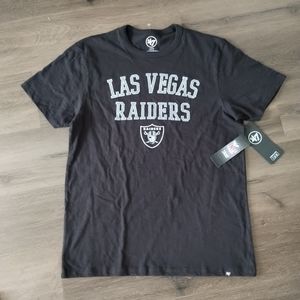 Large '47 NFL Las Vegas Raiders Basic Classic Tee Shirt Mens Oakland